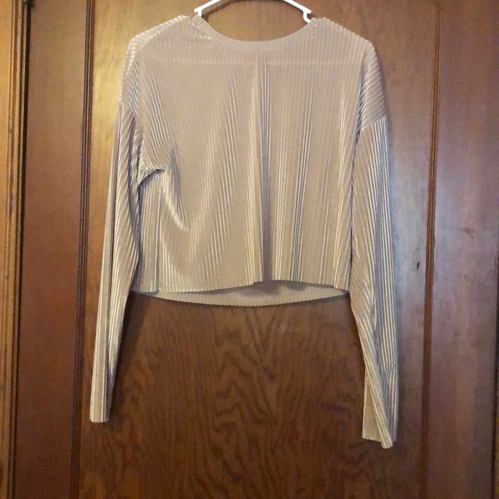 Velvet crop top